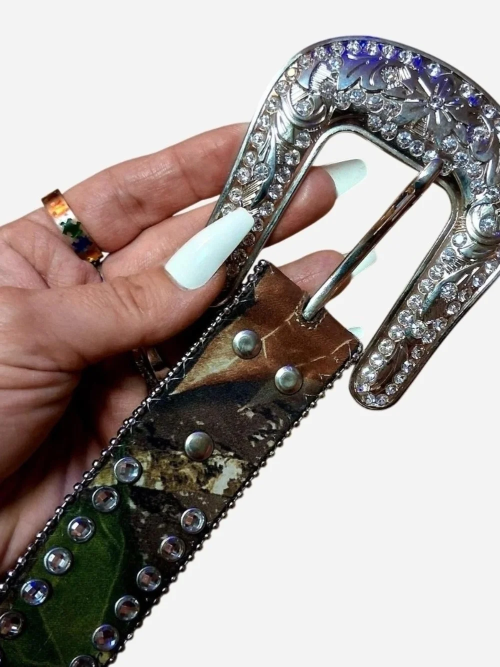 Blazin Roxx Rhinestone Embellished Western Belt